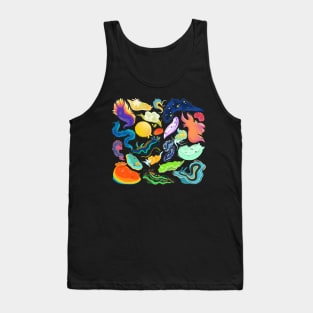 Nudibranch Sea Slugs Design Tank Top